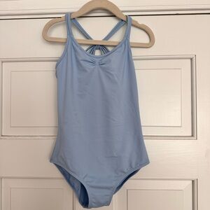 Girls Mirella M1243C Camisole Leotard - Baby Blue - Size 8/10